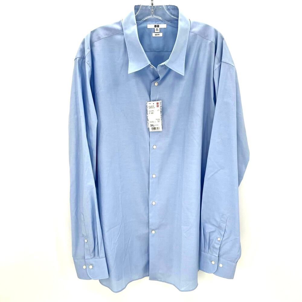Uniqlo Slim Fit men’s button front shirt